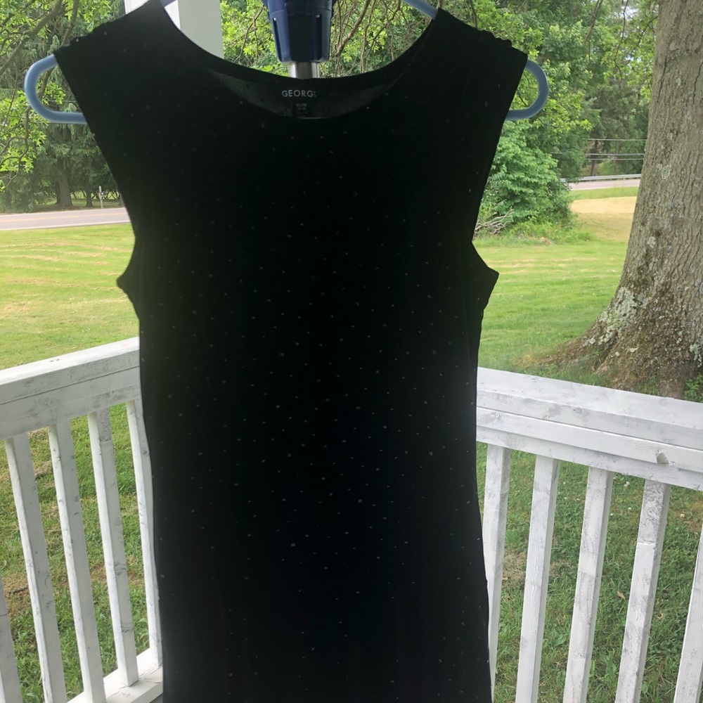 Black tank style dress